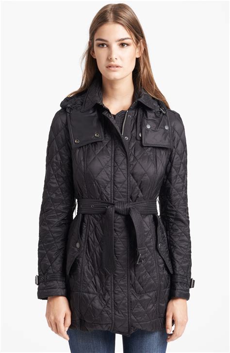 burberry brit finsbridge belted quilted jacket|Burberry Brit Quilted Jacket .